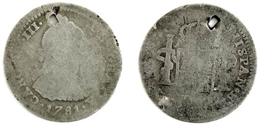 1781 1 Real, Carolus III, Portrait Type