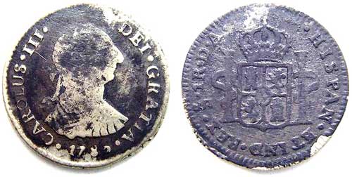 1781 1 Real, Carolus III, Portrait Type