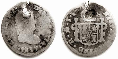 1817 1 Real, Ferdinand VII