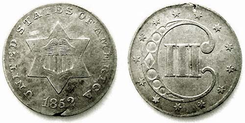 1852 Three-Cent Piece