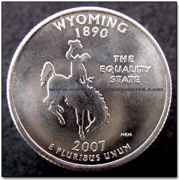 2007 Wyoming State Quarter