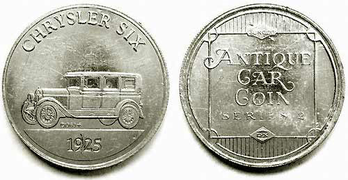 Chrysler six 1925 coin