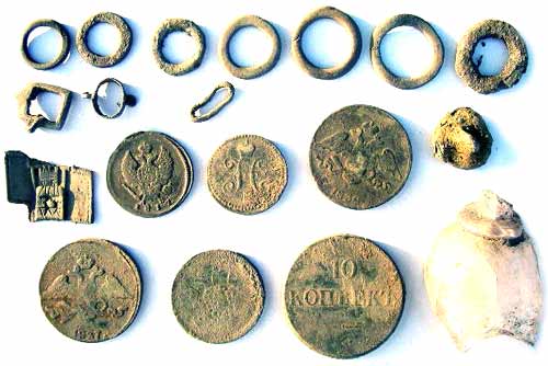 First Group of My Metal Detecting Finds Made At This Site