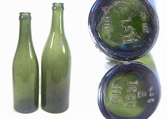 WW2 Nazi Germany Glass Bottles