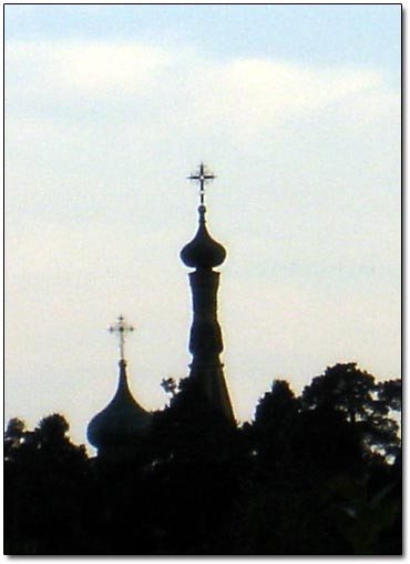 Old Russian Church Silhouette