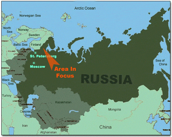 General Map of Russia