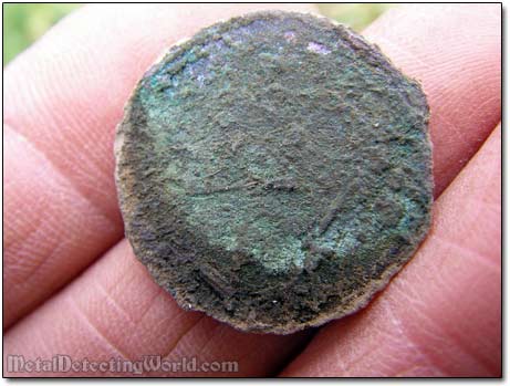 Badly Oxidized Coin