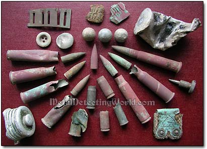 WW2 Relics Found with Metal Detector