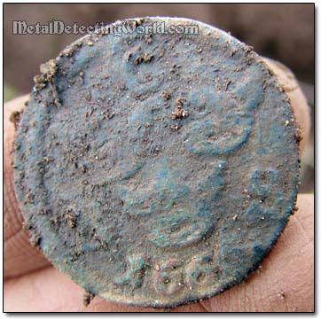 Swedish 1666 1/6 Ore Coin Unearthed