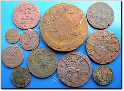 Coins chosen for Patination