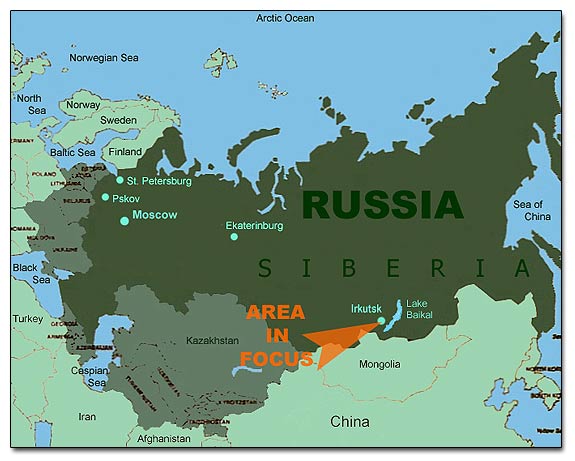 General Map Of Russia