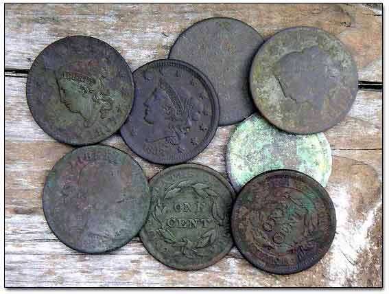 All Large Cents From the Site That Day
