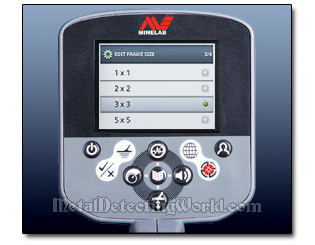 Minelab CTX 3030 Control Panel