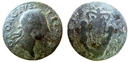 1762 King George III Copper