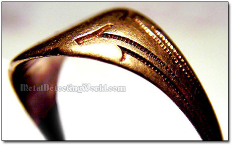 Vintage Rose Gold Signet Ring