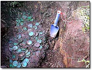 Coin Cache Discovered