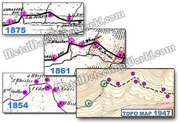 Map Research: Comparing Old Historical and Modern Topographic Maps