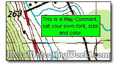 Map Comment OziExplorer