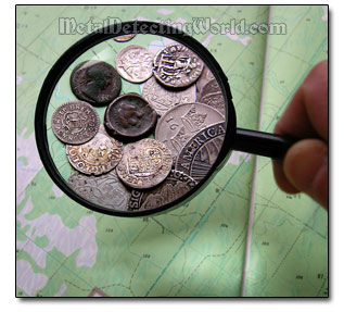 Map Research for Obtaining Leads to Good Metal Detecting Sites