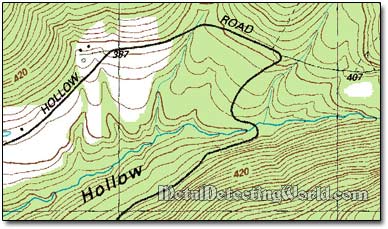 US 7.5 Minute Topographic Map 1964