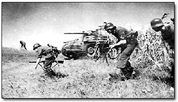 German Forces Attack