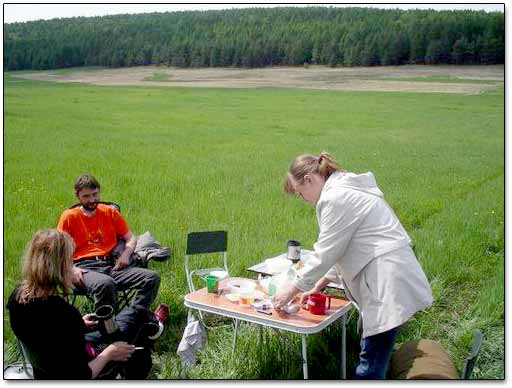 Picnicing in the Wide-Open
