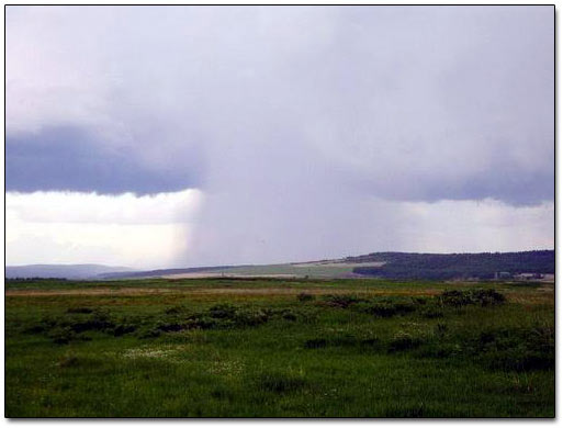 Downpour Over the Hills