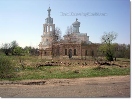 Mirage of Old Abandoned Monastery
