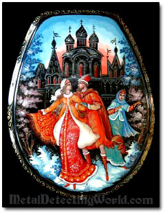 Palekh Lacquered Miniature